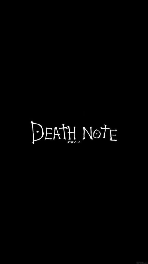 Papel de parede 4k com temática de Death Note