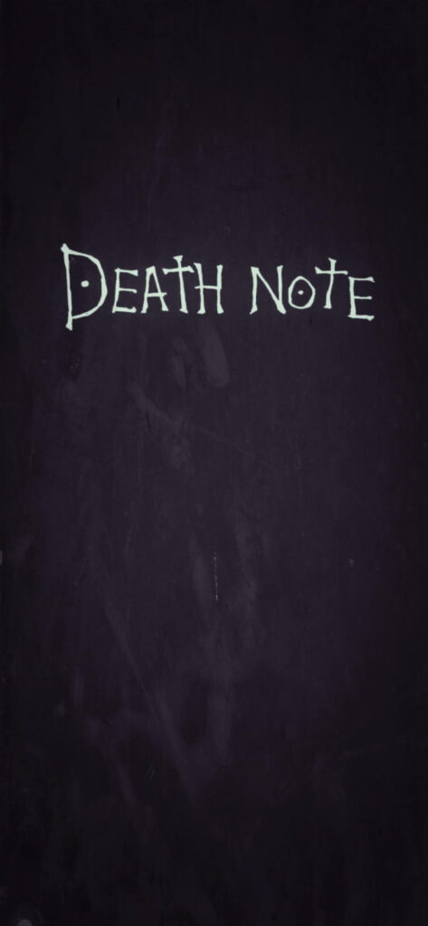 Wallpaper de Death Note em qualidade 4k
