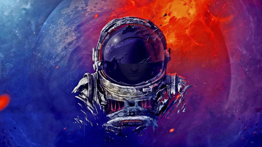 Wallpaper de astronauta em ultra HD para PC