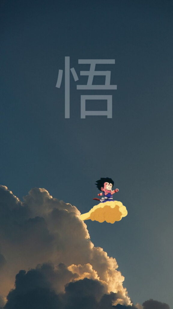 Goku 4K mobile lock screen wallpaper